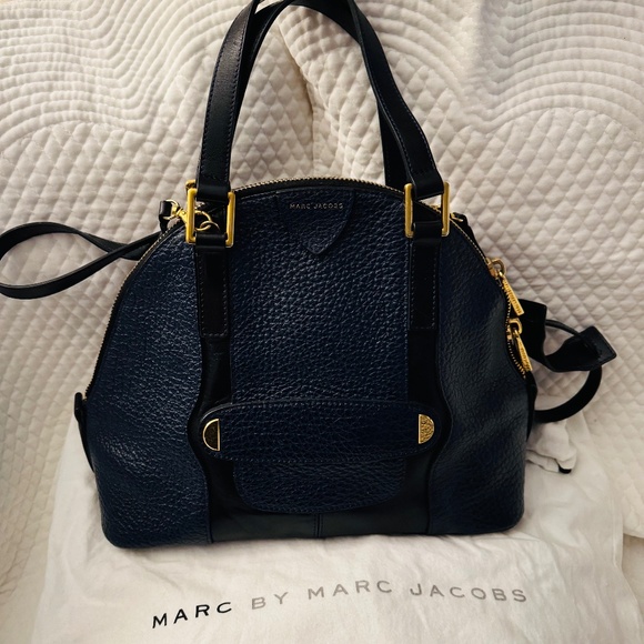 Marc Jacobs Leather Bowling Ball Style Handbag - Picture 1 of 1